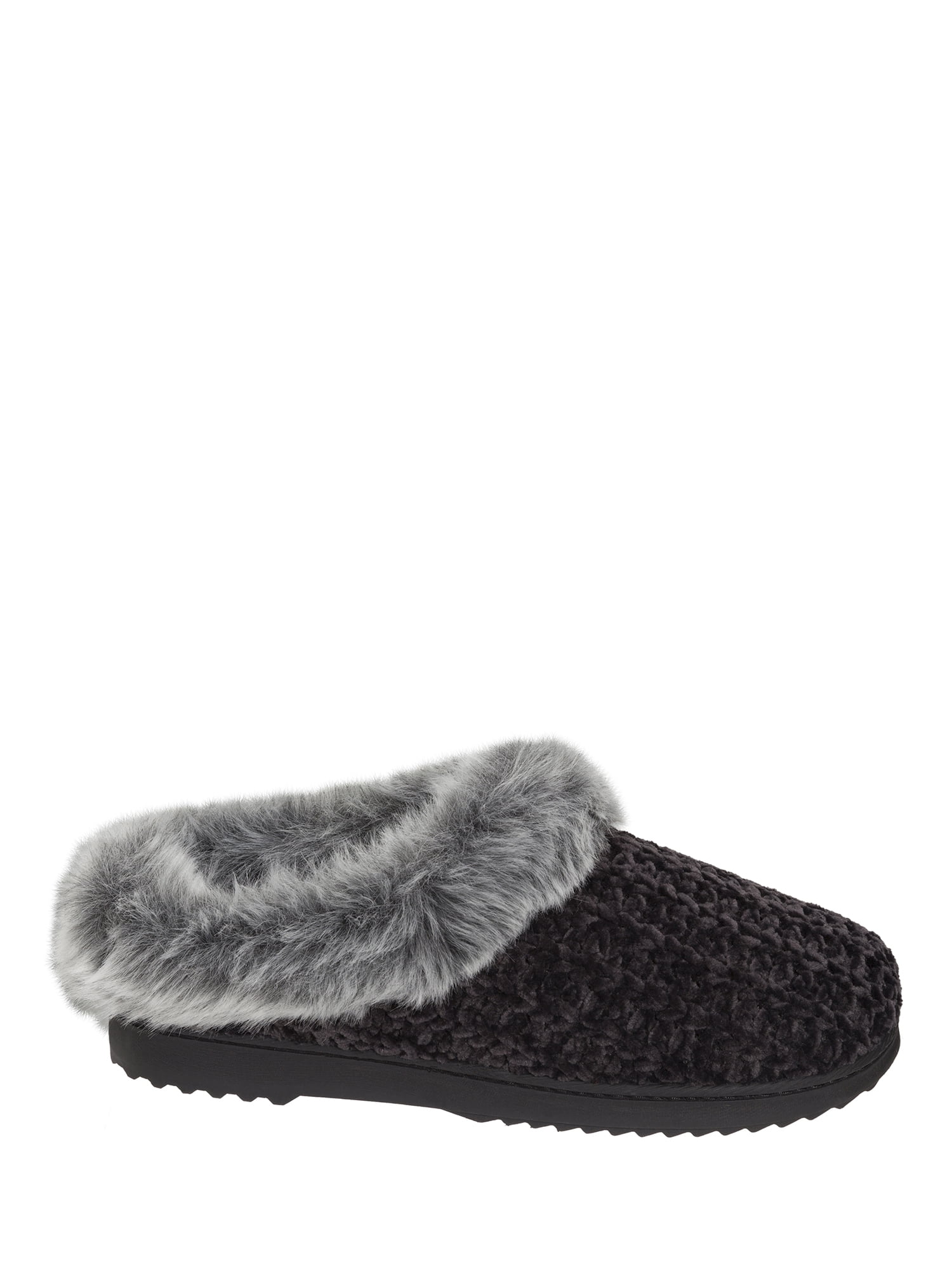 DF by Dearfoams Women's Velour Open Toe slippers - Walmart.com